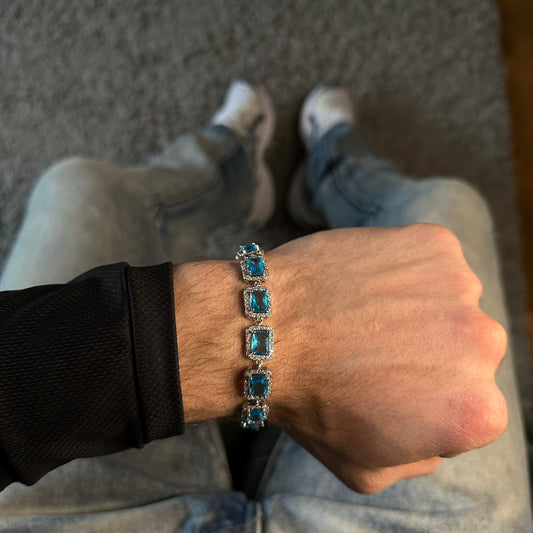 Baguette Bracelet Blue